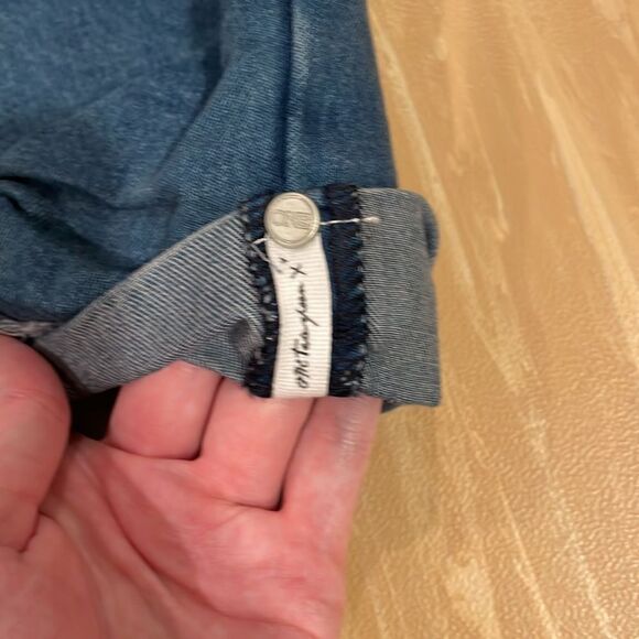 NWOT One Teaspoon Vixen Superfreaks Lace Up Low Waist Denim Shorts Festival 26 - Picture 7 of 13